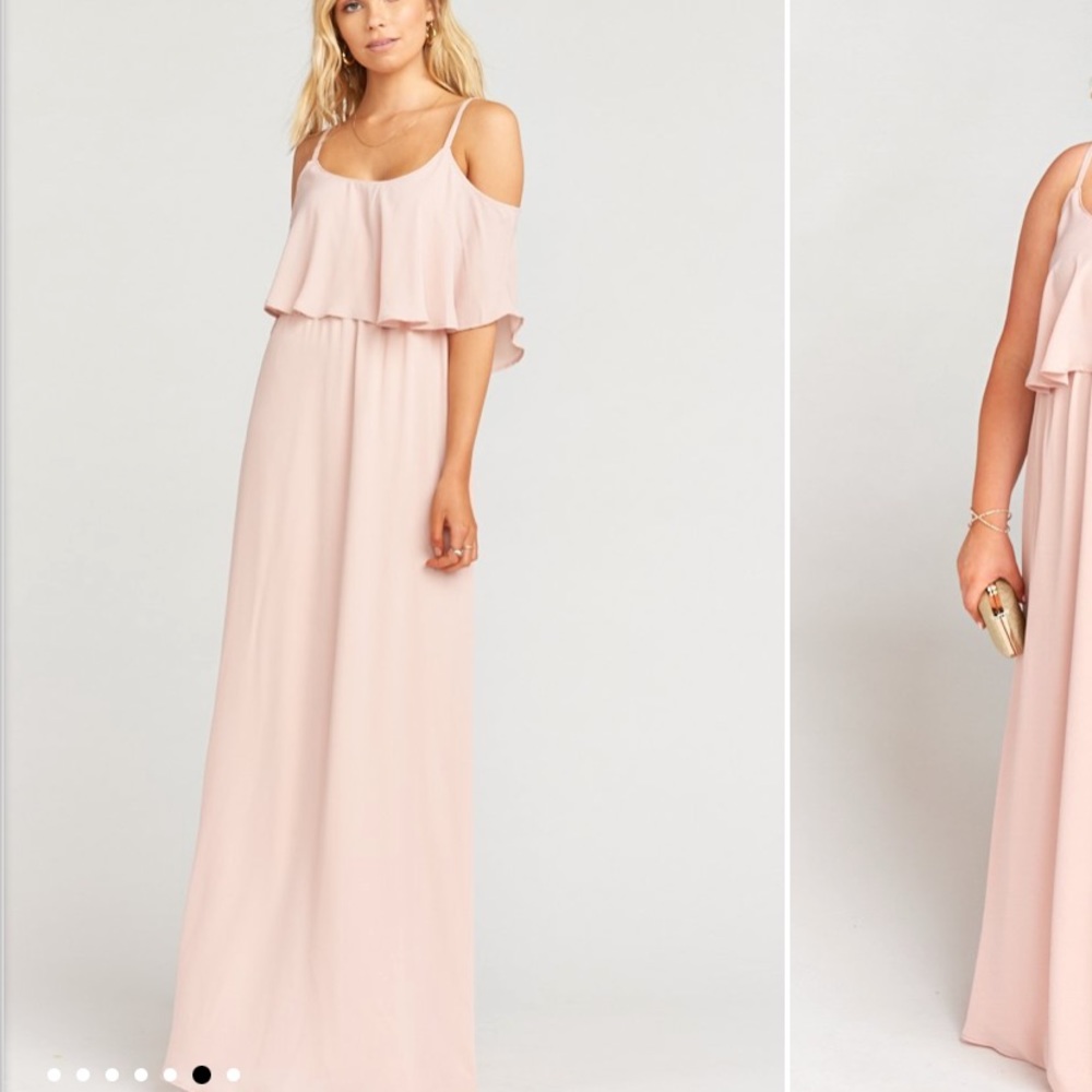 Mumu Caitlin Ruffle Maxi Dress